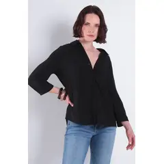 WADOS - BLUSA MANGA 34 ABOTONADA EN DELANTERO ESCOTE V