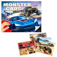 DEPESCHE - Cuaderno Action World Monster Cars Diversión con pegatinas