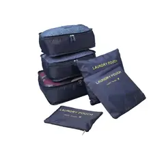 GENERICO - Set 6 Organizadores Equipaje Maleta Bolso Organizador Viaje