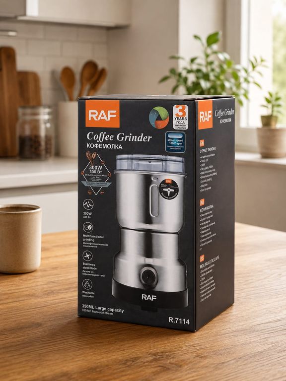 Molinillo De Café Y Especias R7114 Acero Inoxidable 4 Aspas