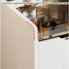GENERICO - Tocador De Lujo Espejo Tipo Velador Con Taburete Con Luz