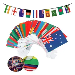 ATURE - 100 Banderas De Países Del Mundo 25 Metros Banderines Chile