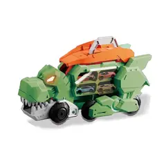 GENERICO - Juguete Camion Dinosaurio 2 En 1 Lanzador 15Pzas Sonidos Infantil