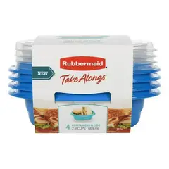 RUBBERMAID - Set 4 Contenedores De Alimentos Take Alongs Sandwich Snacks