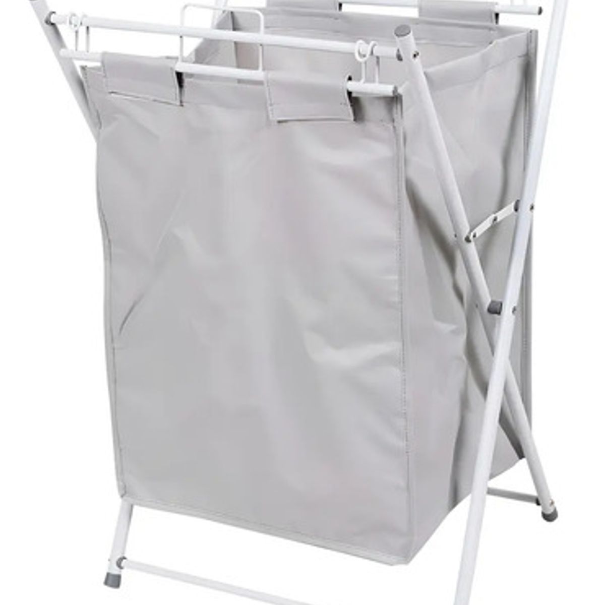 LIOI - Canasto Para Ropa Plegable De Tela Con Bolsa Desmontable Gris Lioi Liso
