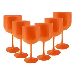 GENERICO - Pack X6 Copa Gin Ramazzotti Aperol Aperitivo Policarbonato