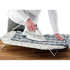 GENERICO - Tabla De Planchar Portatil Para Mesa Facil De Guardar 73x32 Mesa Blanco