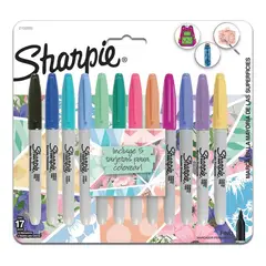 SHARPIE - Set 12 Marcadores Tropical Punta Fina