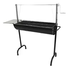 GRILLTECH - Parrilla Móvil Gran Rodeo Hierro Color Negro Asador Roldana