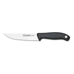 3 CLAVELES - Cuchillo De Cocina Evolución Acero Inoxidable 13.5cm Negro