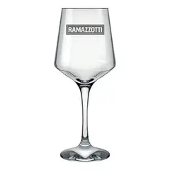 RAMAZZOTTI - Copa Pack 4 Unidades 400ml Grabadas Coctels Trago Blanco