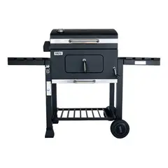 WAYU - Parrilla A Carbón Con Spiedo Color Negro