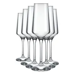 NADIR - 6 Copas Champagne Flauta Espumante 225cc Premium Transparente