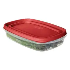 RUBBERMAID - Contenedores Herméticos 1.3 Lt Easy Find Lids Transparente