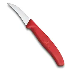 VICTORINOX - Cuchillo Torneador Rojo 6.7501 Hoja 6cm Premium