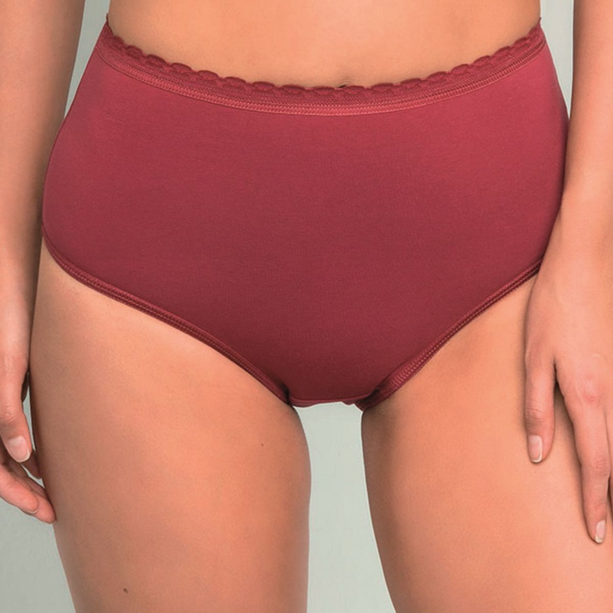 INTIME - Pack De 2 Calzones Intime Cintura Alta Detalle Encaje Mujer