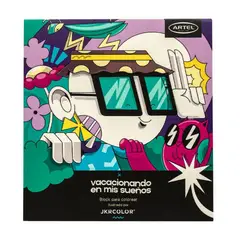 ARTEL - Vacacionando en mis sueños Block para colorear