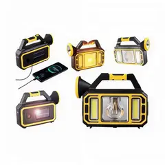 MOVI - Linterna Emergencia Recargable Solar Foco LED Powerbank