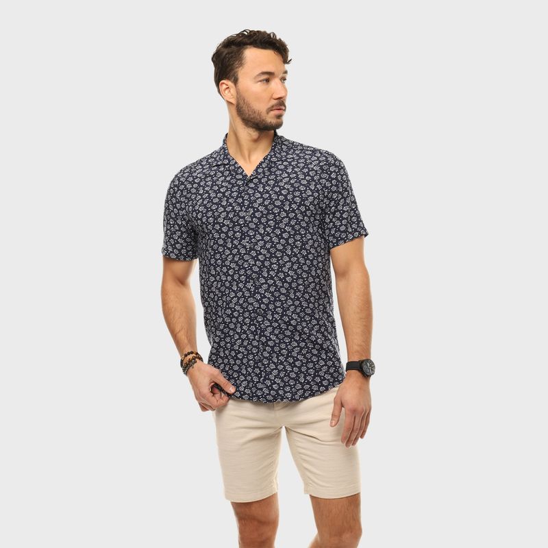 ARROW - Arrow Camisa Casual Manga Corta Viscosa Hombre