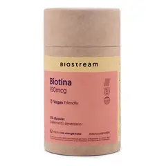 GENERICO - Biotina 150mcg -120 Cápsulas - Biostream