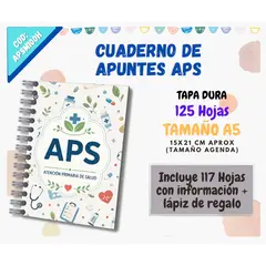 GENERICO - CUADERNO DE APUNTES APS A5 - 125 HOJAS