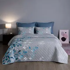 GENERICO - Quilt de Verano 2 plazas con Diseño 6387 Azul