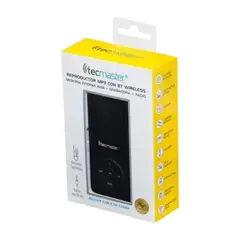 TECMASTER - Reproductor Mp3 Bluetooth 16gb Tecmaster, Radio + Grabadora