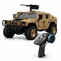 GENERICO - Vehículo Militar Rc Premium Control Remoto 2,4g Todoterreno Led