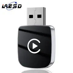 PUREPOWER - Adaptador CarPlay Inalámbrico y Android Auto, Mini Convertidor USB
