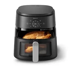 PHILIPS - Freidora Air Fryer 6,2L NA231 Ventana Digital