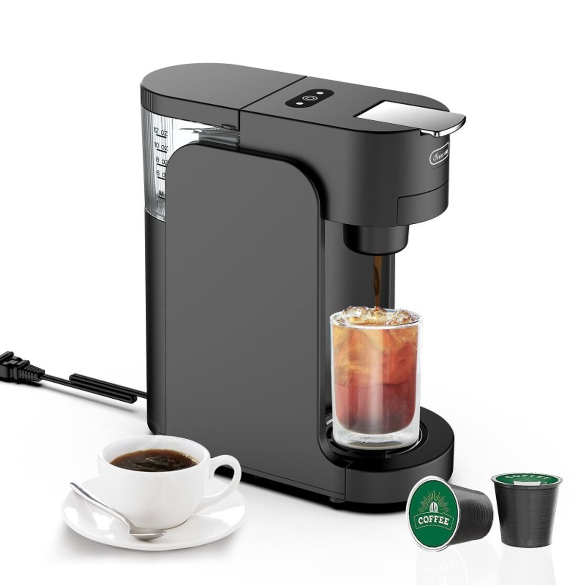 GENERICO - Cafetera de Cápsulas Retro Automática Espresso