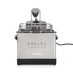 THOMAS - Freidora Aceite 5 Litros 1950W Rápida Inox 190C