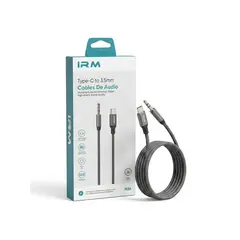 IRM - Cable Auxiliar Tipo C a Jack 3.5mm Adaptador de Audio