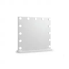 GENERICO - Espejo Hollywood Maquillaje 13 Luces LED Tocador Profesional Blanco