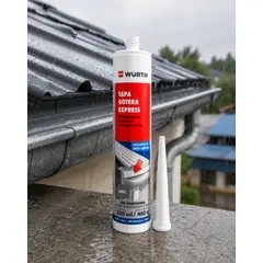 WURTH - Silicona Tapagoteras Express Blanco 230 Ml.
