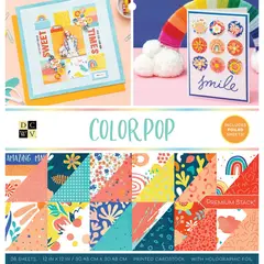 AMERICAN CRAFTS - Die Cuts with a View - 12 x 12 Double Sided Paper Stack