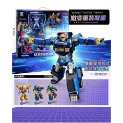 GENERICO - Set 4 De Robots De Juguete Transformables En Auto Transformers.