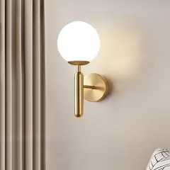 FRANZA - Lámpara De Pared Dorada E27