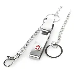 VICTORINOX - Llavero Clip Para Cinturon Con Cadena Victorinox-mimbral Color Gris