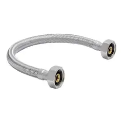 TAUMM - Flexible Agua Hi-hi 1/2 30 Cm Acero Inoxidable 350 Psi