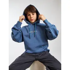 MAUI AND SONS - Poleron Canguro Hale Celeste Infantil