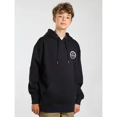MAUI AND SONS - Poleron Canguro Koa Negro Infantil