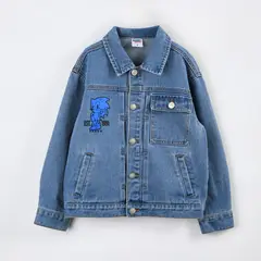 SONIC - Chaqueta Niño Mezclilla Bordado Azul
