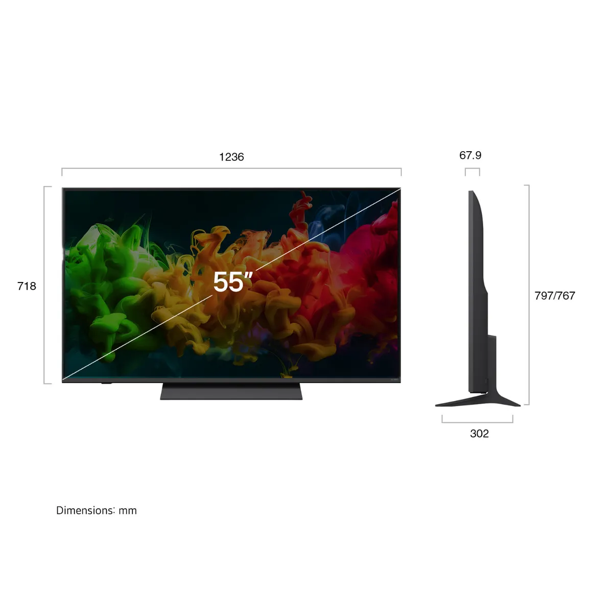LG - Smart TV 55 LG QNED evo AI QNED81 Mini LED 4K 2026