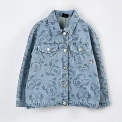 DISNEY - Chaqueta Niña Minnie Mezclilla Full Print Azul