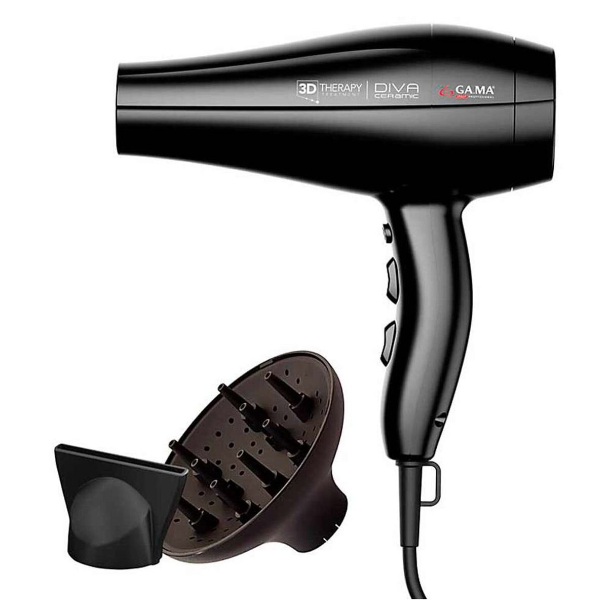 GAMA - Secador Profesional Gama Diva Ceramic Ion 3D Ac