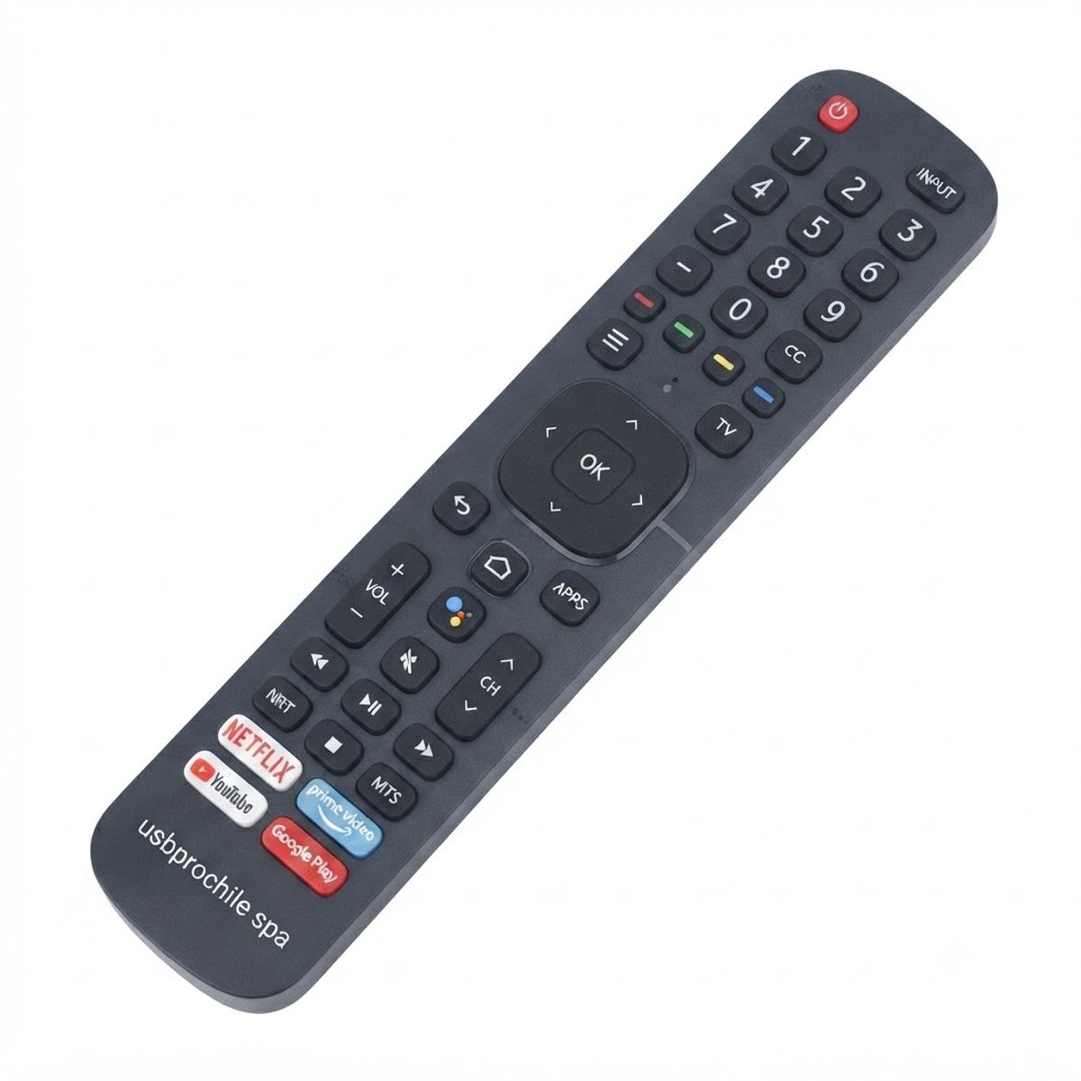 GENERICO - Control Remoto Alternativo Compatible Hisense ERF2J60H 32E5610FS 3 Netflix YouTube