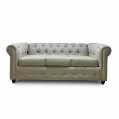 GENERICO - Sofa Chesterfield 200x90x75 Beige