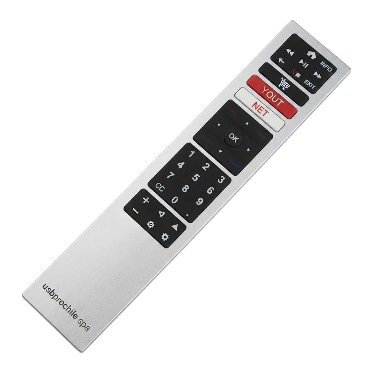 GENERICO - Control Remoto Alternativo Compatible AOC Smart TV Netflix YouTube Prime Video