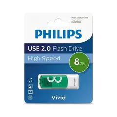 PHILIPS - Pendrive 8gb Usb 2.0 High Speed